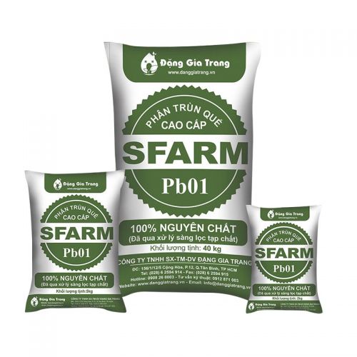 Phân trùn quế SFARM PB01 – 2kg, 5kg, 10kg